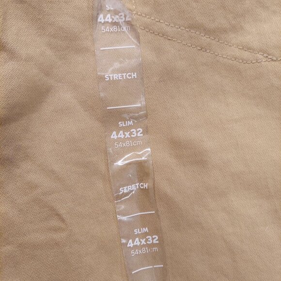 NWT Columbia pants Mens 44x32 Tan back zip pockets Slim stretch business casual - Picture 9 of 15